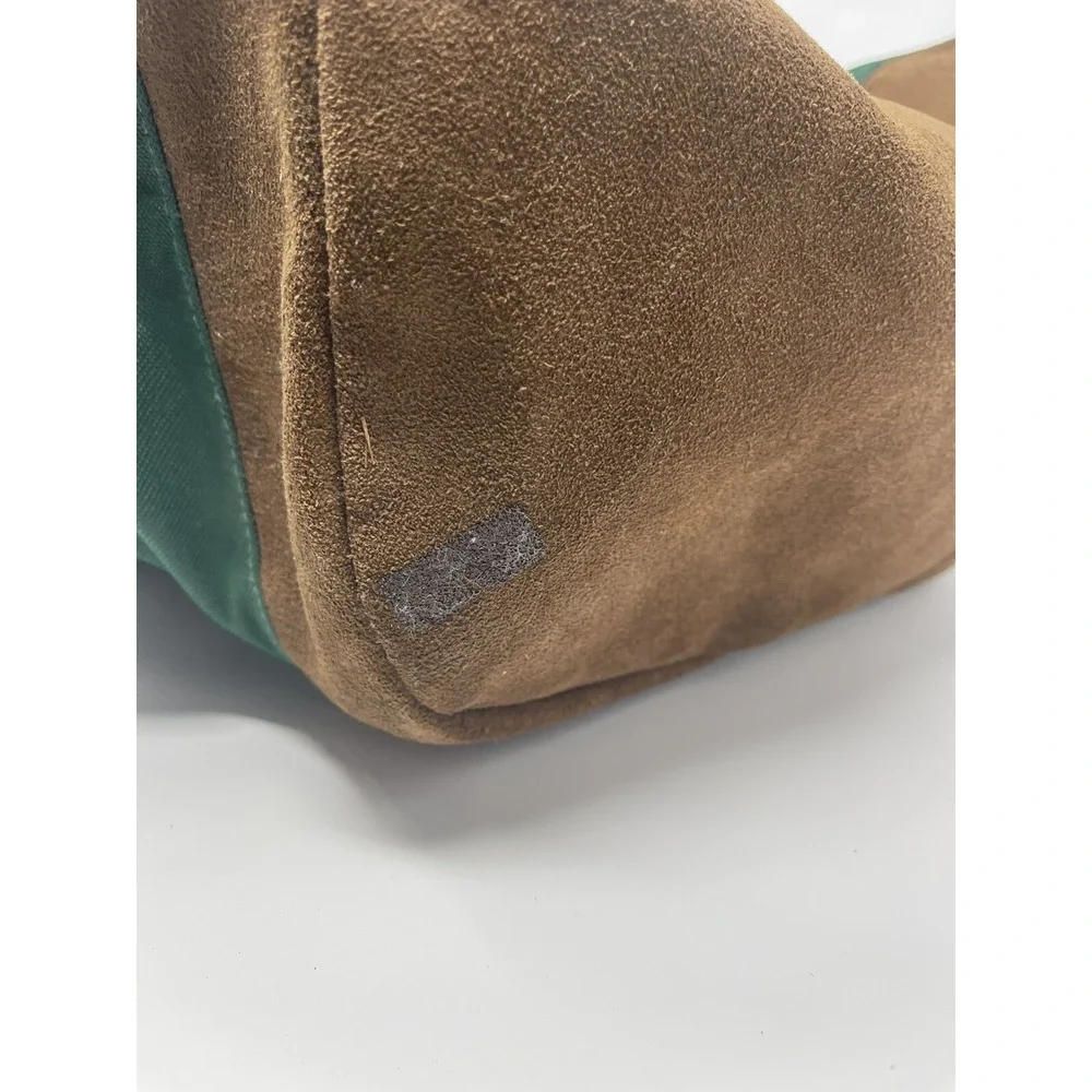 Vintage Embroidered Moosehead Canadian Lager Beer‎ Backpack, Leather Bottom